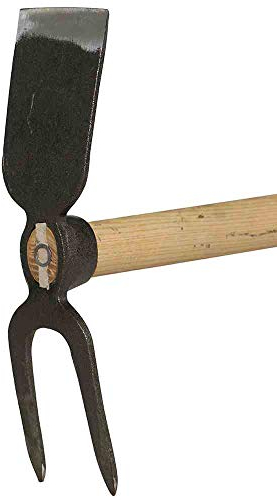 SIENA GARDEN Hache de Jardin 2 Dents avec Manche en frêne 135 cm FSC 100%