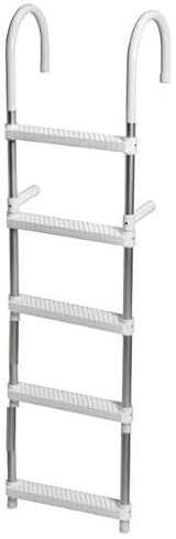 SCALETTA IN ALLUMINIO 5 GRADINI ACCESSORI BARCA NAUTICA