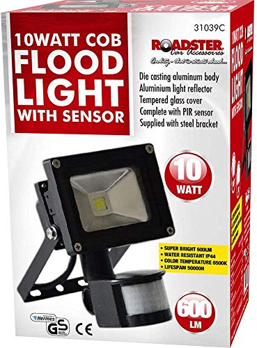 NEW 10W PIR LED COB FLOODLIGHT Modern Security Flood Light Motion Sensor Outside