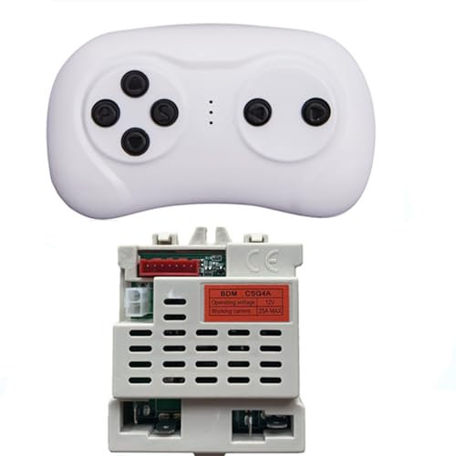 BDM CSG4A=CSR-12T-1A (1B) 12V Kids Powered Ride on car Remote Control and Receiver Kit Controller Control Box Accessories for Children Electric Ride On Car Replacement Parts