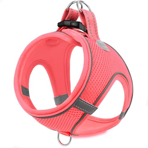 Joytale Step-in Hundegeschirr für Kleine Hunde, Atmungsaktiv, Rosa S
