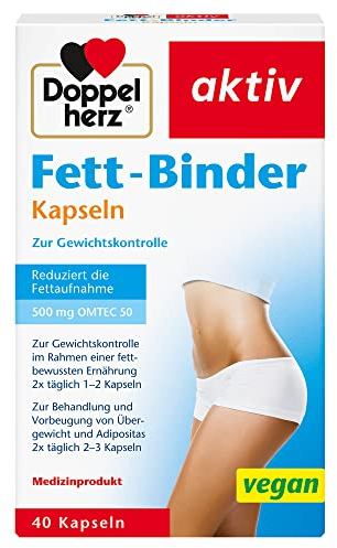 DOPPELHERZ Fett-Binder Kapseln 40 St