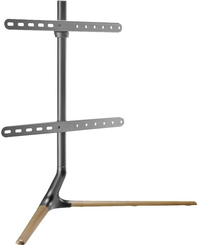 myWall HT29L Design TV-stativ, stativ för skärmar från 49–70 tum (124–178 cm), belastning upp till 40 kg/valnöt
