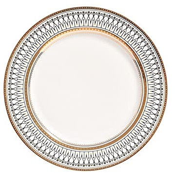 MIlAodE Dinner Plates Nordic Gold Bead Glass Charger Dinner Plated Dish Salad Fruit Wedding Plate Dinner Dishes Dessert Plates (Color : B) (C) (D) (Gold)
