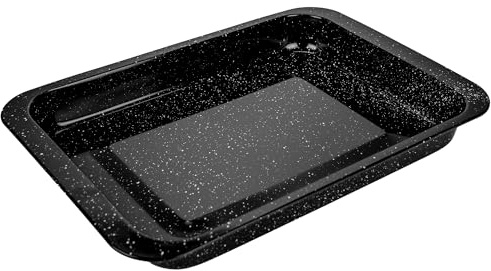 KARL HAUSMANN Tief Backblech für Backofen - 37x26 cm - Rechteckig Backform mit Hohem Rand - Kuchenblech mit Antihaftbeschichtet - Kuchenform Eckig - Baking Tray - Backofenform - Tiefes Backbleche