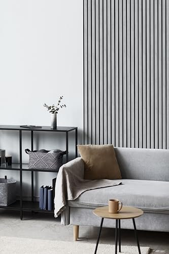 Panneaux muraux en MDF, panneaux acoustiques, décoration intérieure, tatouages muraux, matériau 3D MDF / 6 pièces = 3,24 m²/1 cm d'épaisseur