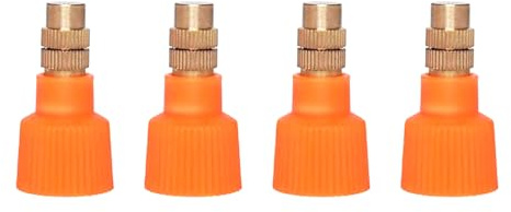 4 ugelli per spruzzatore a pompa da giardino, ugello di ricambio per bottiglia spray in ottone per spruzzatore a pressione della pompa, tappo con filettatura ID 16mm/0,63 per testa di montaggio per