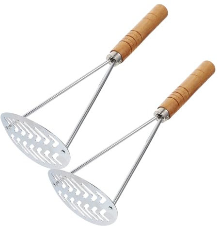 Potatisstötare, 2 st Mudpress Matpressverktyg Grönsaker Ricer Fruktstötare Potatiskross Köksstötredskap Potatisstötare Hand Potatisstötare Fruktpressmaskin Masher Handverktyg Järn
