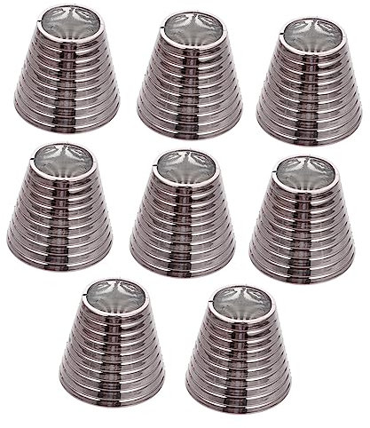 OHPHCALL 8 Stück Pferdeschwanz Manschetten Mit Klammer Für Langes Haar Glänzend Schwarzer Metall Look Fest Fixierend Für Frauen Party Und Alltagsfrisuren