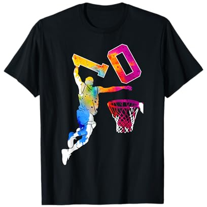 10 JAHRE BASKETBALL 10. GEBURTSTAG T-Shirt