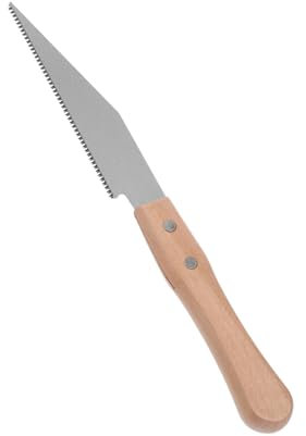 iplusmile Mano Japonesa Para Madera Doble Borde y Dientes Finos Compacta Para Uso Manualidades y Bricolaje