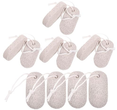 Mikikit 12 Stück Kauspielzeug für Hamster Hamsterspielzeug Kaublöcke für Hamster Kaninchen kauen Kauer Zubehör beissen Tier kauen Bimsstein Kleine Haustierkauspielzeug Light Grey