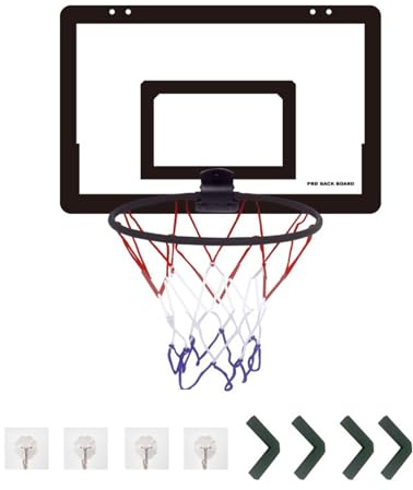 Chenxi Studio Kleiner Basketballkorb für Zuhause, Wandrahmen, Hebekorb, Hängerückwand, Innenbereich, für kleine Heimübungen