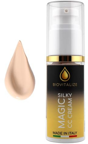 CC Cream Idratante Uniformante per Viso | Pigmenti Minerali, Olio di Mandorle Dolci, Effetto Pelle Naturale e Luminoso, Texture Leggera e Facile da Stendere