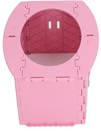 TIKATARER Småbarnspotta, Bärbar Resepotta, Hopfällbar Babytoalett med Avtagbar Rengöringspåse, PP-material, Perfekt för Camping och Långdistanskörning (Rosa)
