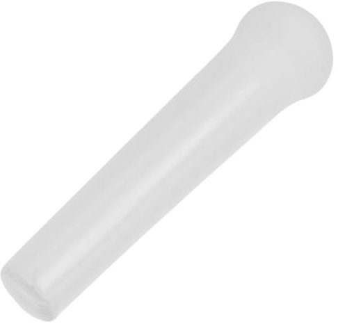 VERDANVERSE Mortero de Cerámica Blanco Palo para Moler Alimentos y Medicamentos, Diseño Ergonómico de 9cm Adecuado para Cocina Doméstica