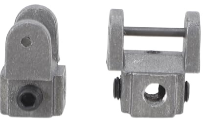 WOONEKY 2pcs Universal Scroll Saw Blade Clamp Metal Replacement Saw Holder Easy to Use Design Different Thicknesses Suitable for Home Projects Professional Workshops