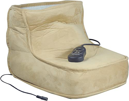 Aidapt Soft Relaxing Cosy Vibrating Foot Warmer with Massage. for Men and Women with Cold Feet, Soft Fleece Lining Suitable for Small to Large Feet Up to Size 15