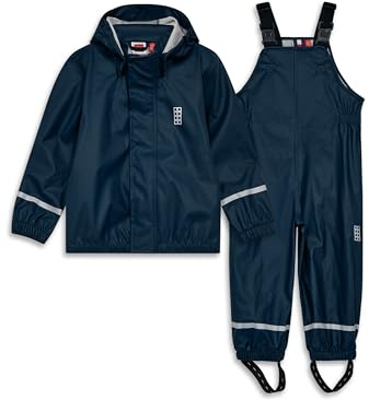 Kabooki Unisex regnbyxor, Blå-589, 86