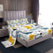 Set di lenzuola con dinosauro, set di biancheria da letto con dinosauro, set di biancheria da letto per bambini, animali con angoli, motivo cartone animato, 3 pezzi,
