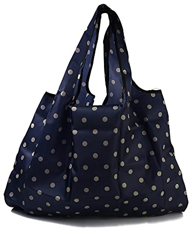 BEEFLYING Einkaufstasche Faltbar Wasserdicht, 3 Stück | Ablehnbar Umweltfreundliche Shopping Bag Nylon mit Beutel Und Taschengriff, für Einkauf Haushalt Reisen Outdoor Camping