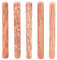 Onmancy 5 Stücke Töpfer Werkzeuge Hand Rollen für Ton Ton Stempel Ton Muster Roller