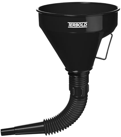 Terbold KFZ-Trichter mit flexiblem Schlauch, schwarz