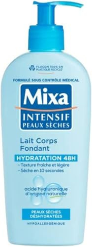 MIXA Intensif Peaux Sèches Lait corps fondant hydratation 48h, 1 Unité (Lot de 1)