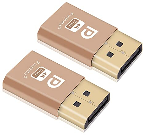 DP Adapter f黵 virtuelle Anzeige Displayport-Dummy-Stecker Headless Ghost Emulator1080p- 2560x1600p @ 60Hz -2Pack