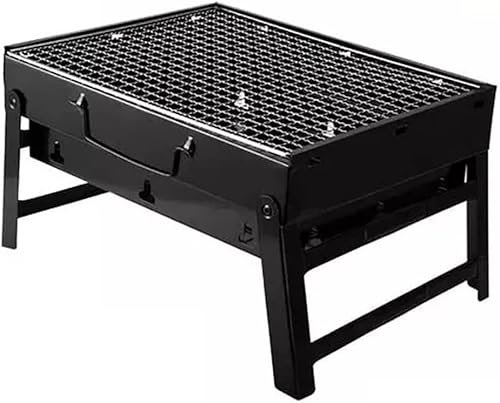 Griglia a Gas Stufa per Barbecue Portatile in Carbonio per Picnic Festa in Giardino Cucina Terrazza Viaggio in Campeggio Mini Barbecue Pieghevole all'aperto