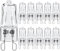 Vanke G9 Halogen Light Bulb 40W, Dimmable Capsule Bulbs Warm White 2800K, Energy Saver No Flicker Bulb, 800 Lumen, 10-Pack