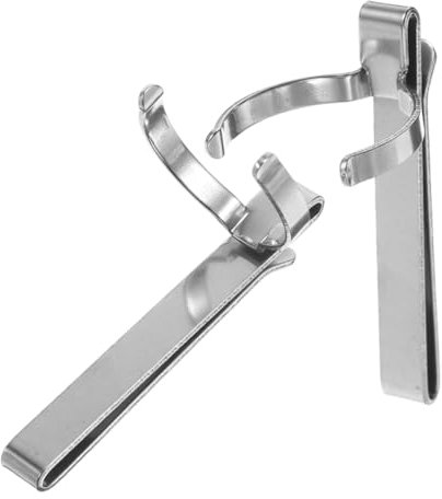 Angoily 2stücke Handytaschen- Für Taschenlampe Metall-gürtelclip Für Taschenlampe Verstellbarer Für Langlebige Gürtelbefestigung Für Polizei Und Outdoor-aktivitäten