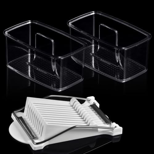 NTMURIKS 3PCS Clear Musubi Press Mold with Luncheon Meat Slicer – Non-Stick, BPA-Free Musubi Maker for Hawaiian Musubi, Onigiri, and Sushi – Perfect for Easy Meal Prep and Custom Rice Molded Dishes
