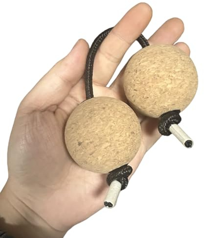 Instrumento Asalato Shaker: Bolas Rítmicas De Madera, Herramienta Duradera De Percusión De Manos | Shaker Musical De Kashaka Ajustable Para Adultos Y Niños, Accesorio De Sonido Africano Tradicional Pa
