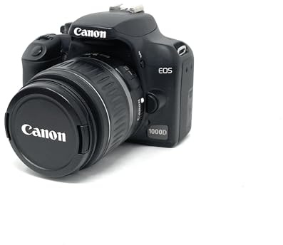 Canon 1000D DSLR Camera with EF-S 18-55mm IS f/3.5-5.6 Lens – Black