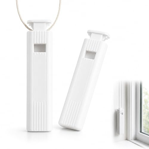 Livawnd 2pcs White Plastic Blind Cord Weights, Replacement Cord Tensioner for Vertical Blinds, Roller Blinds & Window Shutters, Home Blind Accessories