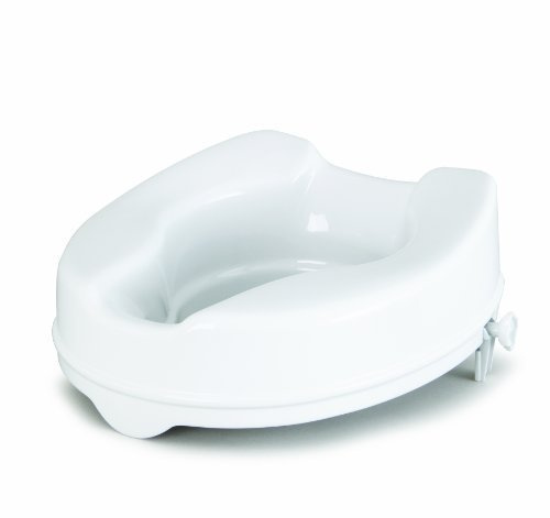 Savanah Toilettenaufsatz mit Rahmen, 10 cm Erhöhung