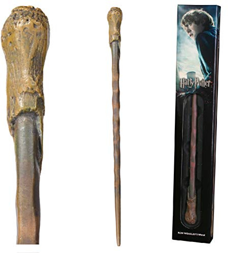 The Noble Collection - Ron Weasley Wand In A Standard Windowed Box - 14in (36cm) Wizarding World Wand - Harry Potter Film Set Movie Props Wands