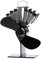 Ecofan UltrAir, ventilateur de poêle à bois de style classique, alimenté par la chaleur, 212 m3/h, lame en noire de 20,07 cm (7.9 po)