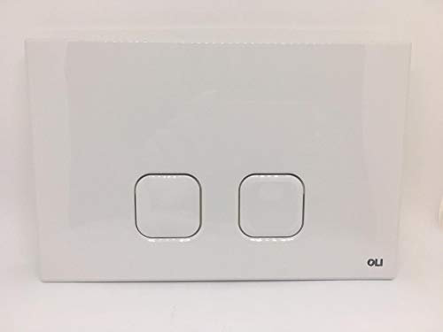 PLACCA PLAIN DUAL BIANCA PER CASSETTA AD INCASSO OLI 070826