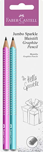 Faber-Castell 111678 - Bleistiftset Jumbo Sparkle, 2er Set