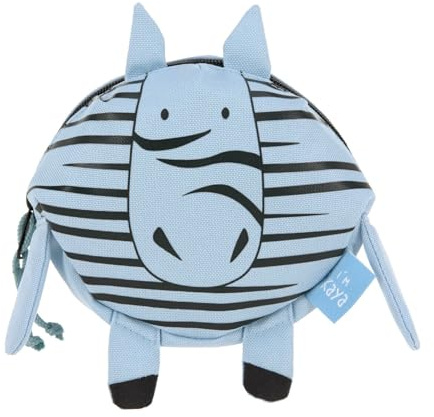 LÄSSIG Kinder Bauchtasche Gürteltasche ab 3 Jahre/Mini Bum Bag About Friends, Kaya Zebra, 14 cm
