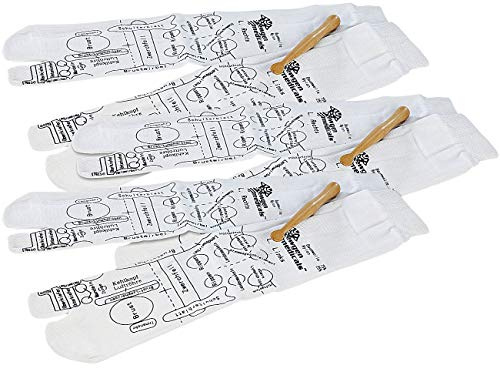 Newgen Medicals Fußmassage-Socken: 3er-Set Druckpunkt-Socken für Fuß-Reflexzonen-Massage, Gr. 38-40 (Medizinische Massage Strümpfe, Akupunktursocken, Holz)