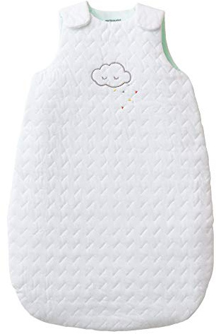Vertbaudet Baby Schlafsack für Neugeborene & Frühchen, Bio-Baumwolle weiß 60