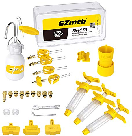 Entlüftungsset Fahrrad Fahrradbremsen-Entlüftungsset Mineralöl für hydraulische Scheibenbremse, Bremsenentlüftungs Kit Hydraulische Bremsentlüftungskit Entlüftungskit für Shimano, Magura, Tektro