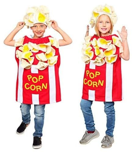 Dress Up America Popcorn Kostüm für Kinder - Spaß Kernel Kostüm für Jungen und Mädchen