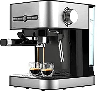 BKWJ 1.4L Semi-Automatic Espresso Machines, Modern Simplicity Coffee Machine, Small Commercial Semi-Automatic Coffee Machine, 950W