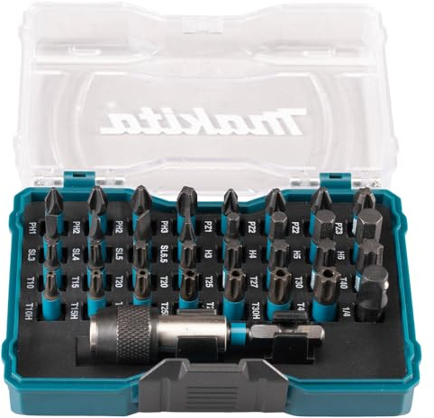 Makita E-12441 Impact Black Screw Bit Set (33 Pieces)