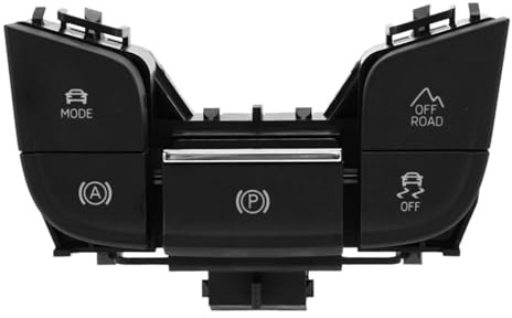 Interruptor freno mano Compatible Con Skoda Para Karoq Para Kodiaq Para Kodiak 2017 2018 2019 2020 2021 2022 2023 Botón De Freno De Mano Electrónico Interruptor De Modo De Conducción 566927225B