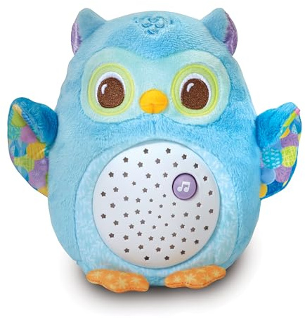 VTech-Baby Proyector Peluche Búho estrellitas, Luz Nocturna, Música y Sonidos relajantes para calmar a tu bebé, Ayuda para Dormir, Juguete bebés recién Nacido, Versión Española
